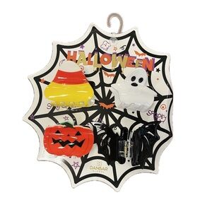 NWT ⚜️🎃⚜️ Dunbar Global Halloween Hair Claw Clips Set of 4